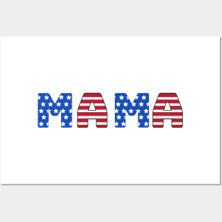 Mama 4th of july Posters and Art